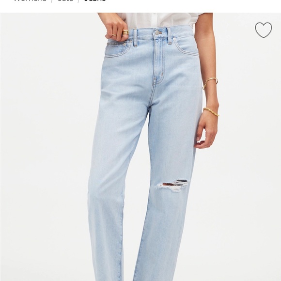Madewell 90s straight crop jeans size 31 - Picture 3 of 10